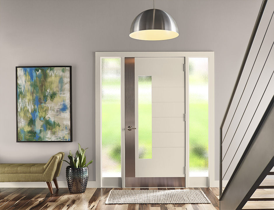 Entryway painted in TRINKET