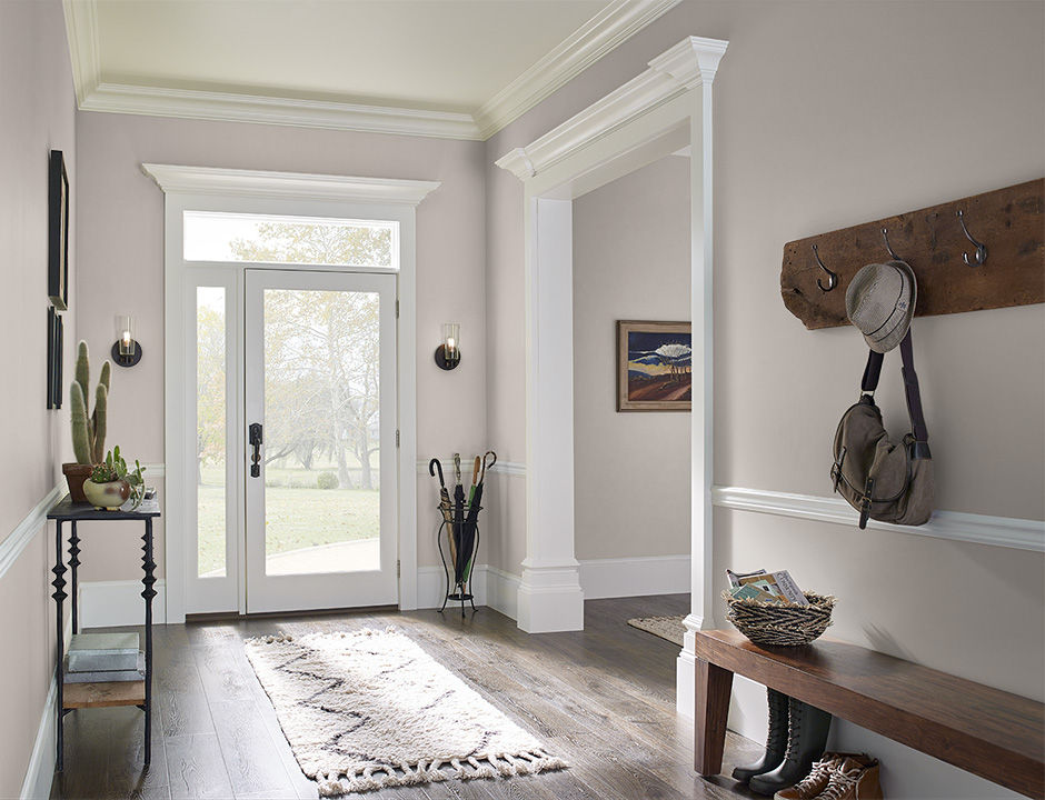 Foyer painted in TRINKET