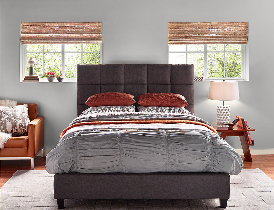 Bedroom painted in POSTCARD