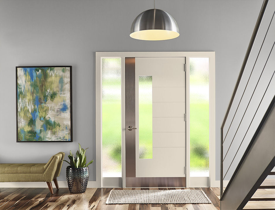 Entryway painted in POSTCARD