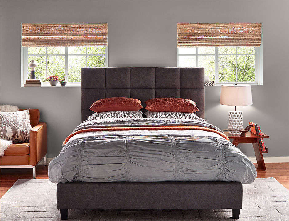 Bedroom painted in CHALK SUEDE