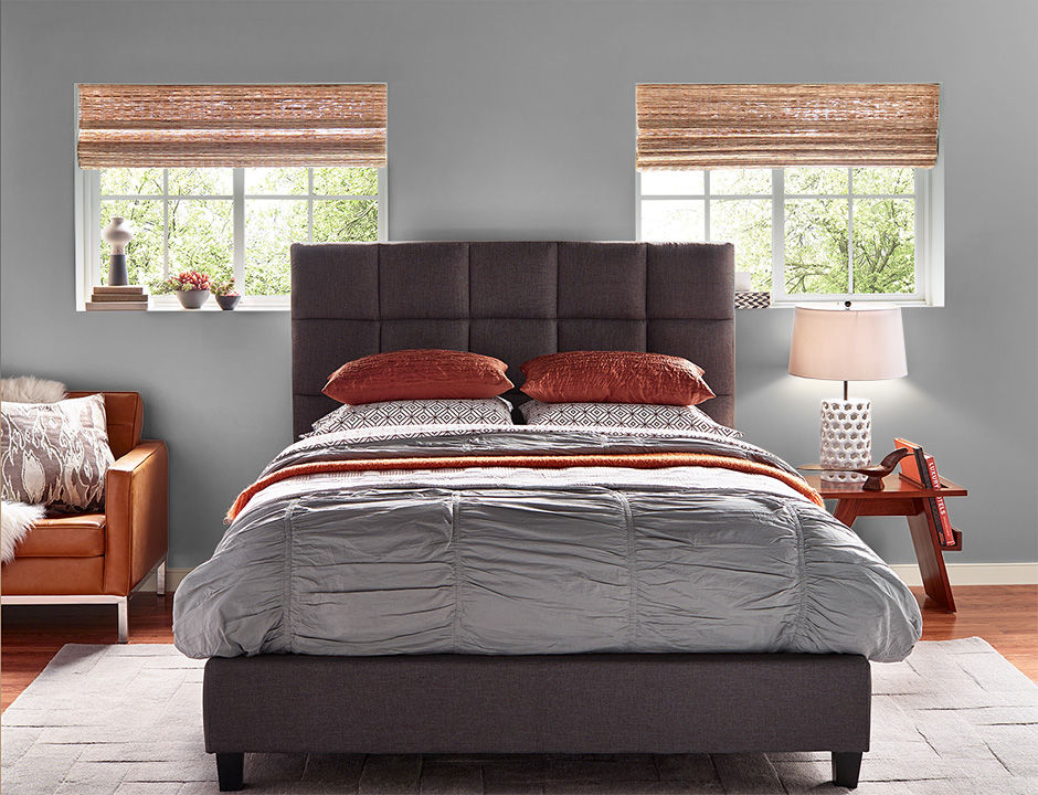 Bedroom painted in NOMAD'S TRAIL