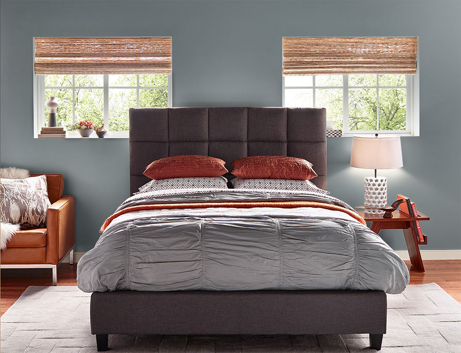 Bedroom painted in OLD LAMPPOST