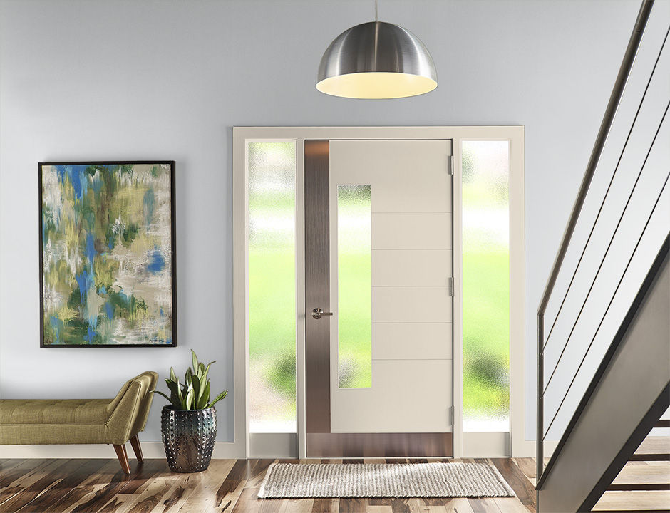 Entryway painted in WIND CHIME