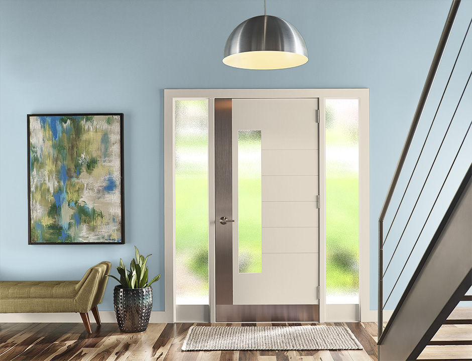 Entryway painted in SEA BALM