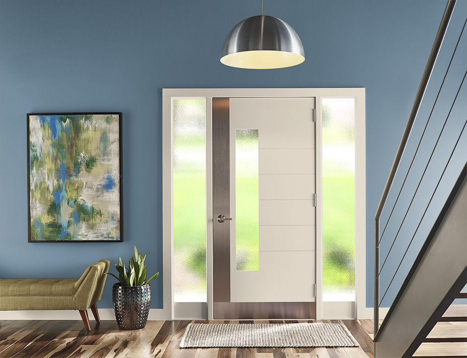 Entryway painted in HARBOR TOWN