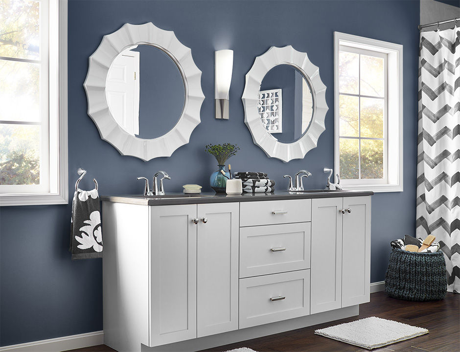 Bathroom painted in RULING ROYALTY