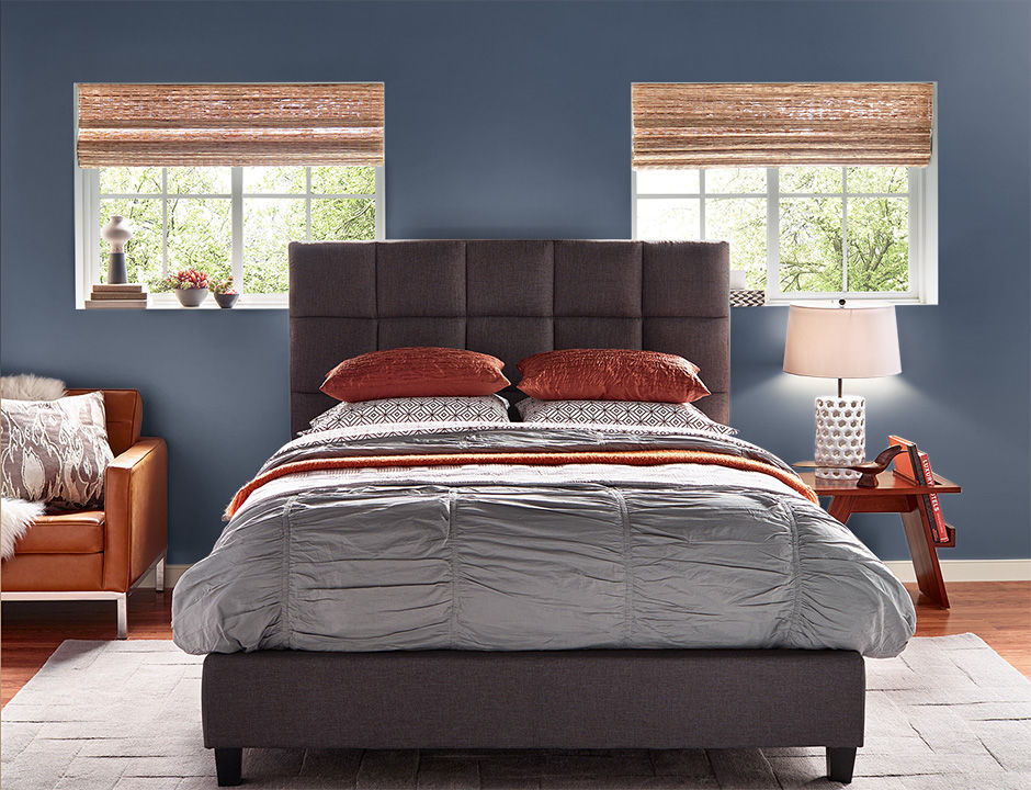 Bedroom painted in RULING ROYALTY