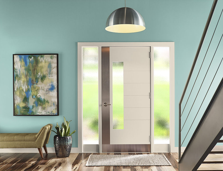 Entryway painted in OCEANIC