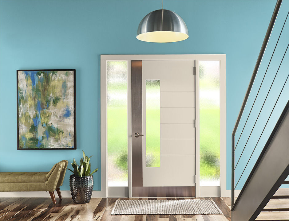 Entryway painted in HAWAIIAN OCEAN