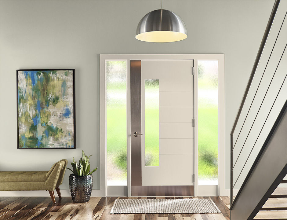 Entryway painted in PALO VERDE