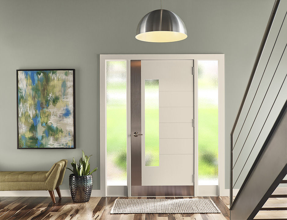 Entryway painted in SUMMER HAVEN