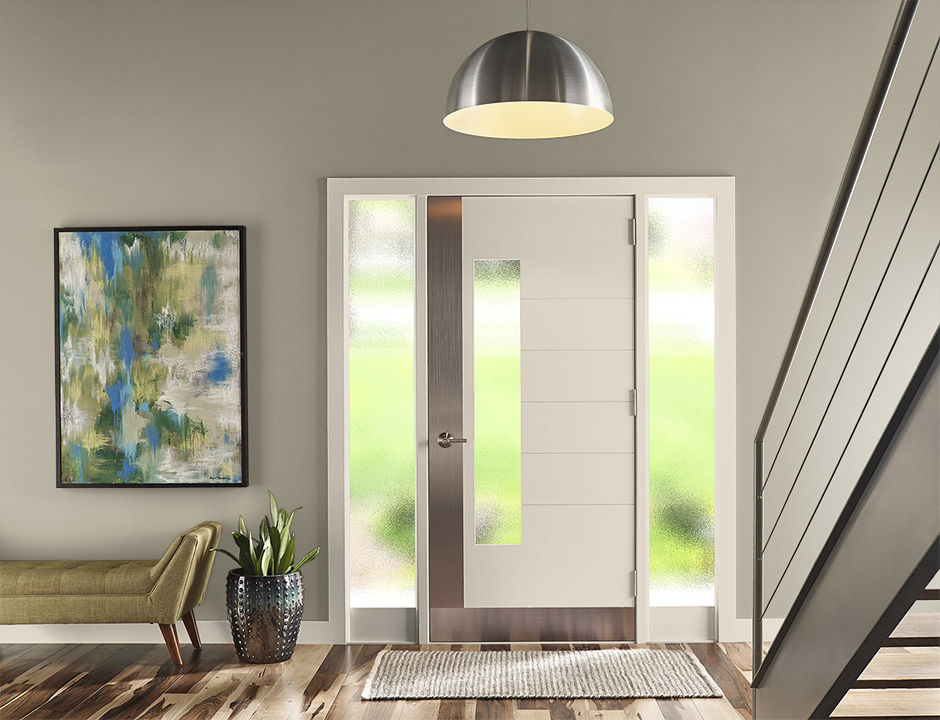 Entryway painted in ALMOST SAGE