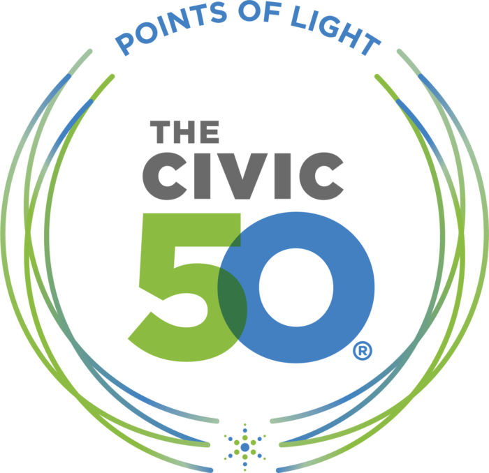 Points of Light Civic 50 logo