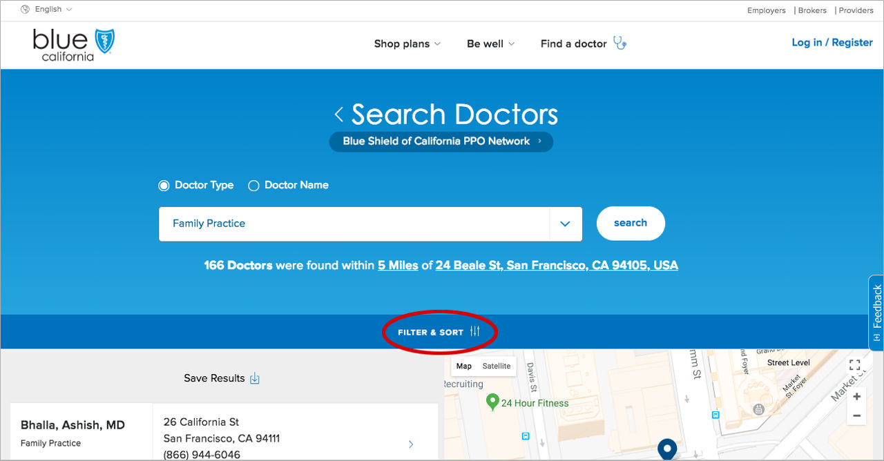 Guide to get your provider directory Blue Shield of CA