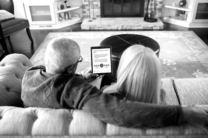 Couple on couch 
