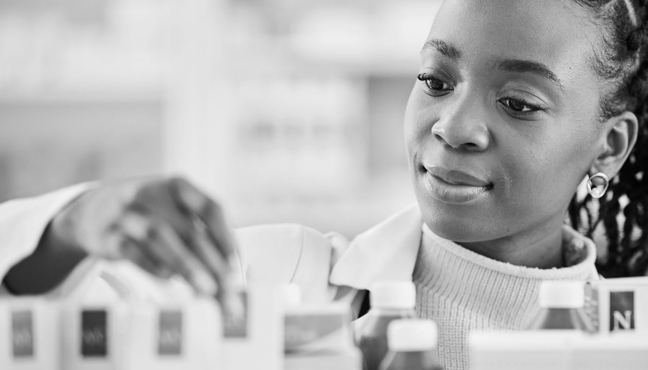 pharmacist considering a medication