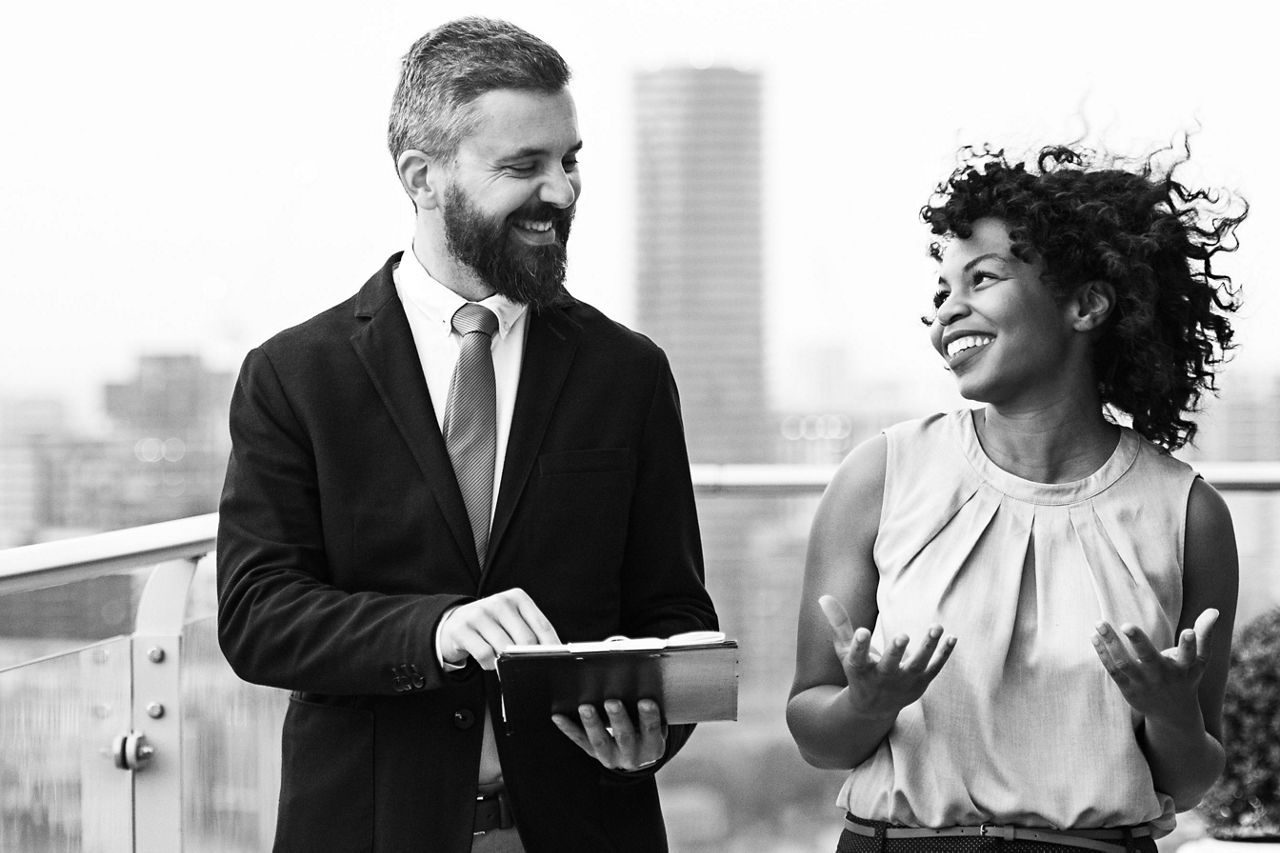 A portrait of two businesspeople standing against London view panorama.; Shutterstock ID 1181460511; purchase_order: 2207324; job: B2B image library; client: Bill Stavru; other: Construction, farming, collaboration
1181460511