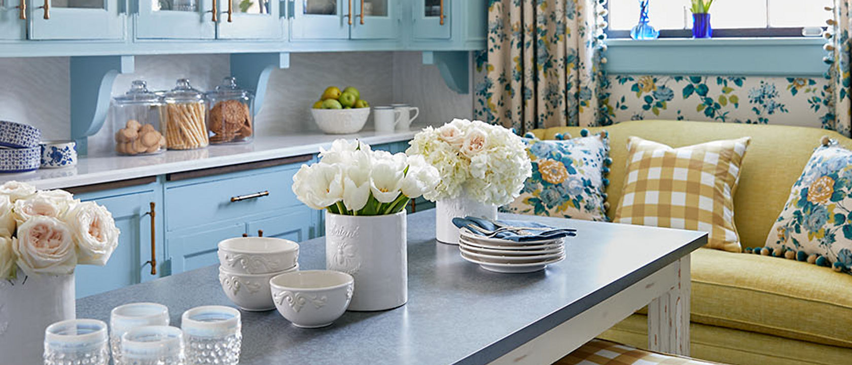 Space of the Week: This Family Kitchen Embraces a Timeless Color