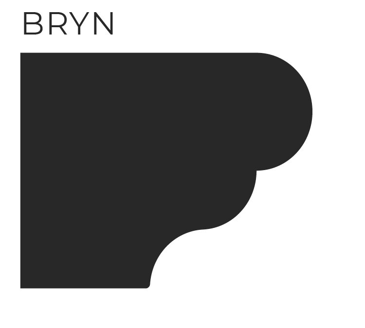 a simple illustration of a Bryn edge profile from Cambria