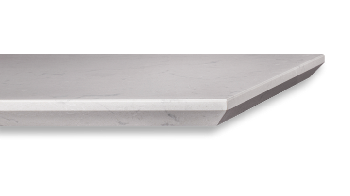 Ledge quartz edge profile