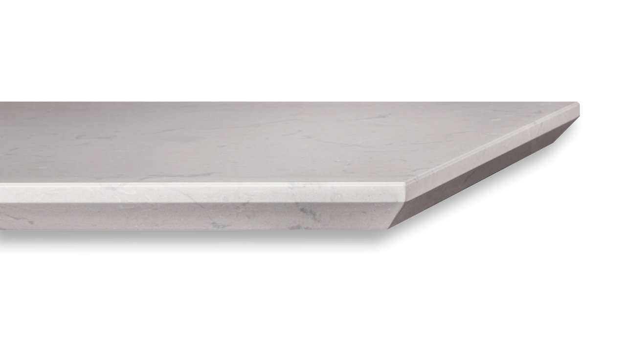 Ledge quartz countertop edge from Cambria 