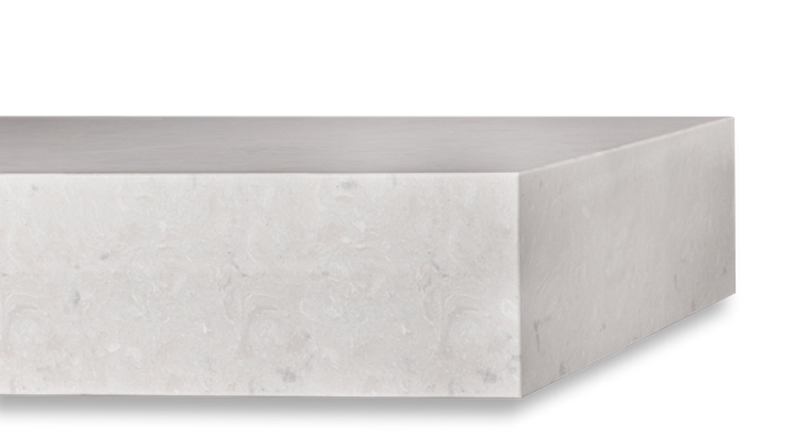 Rimrock quartz countertop edge from Cambria 