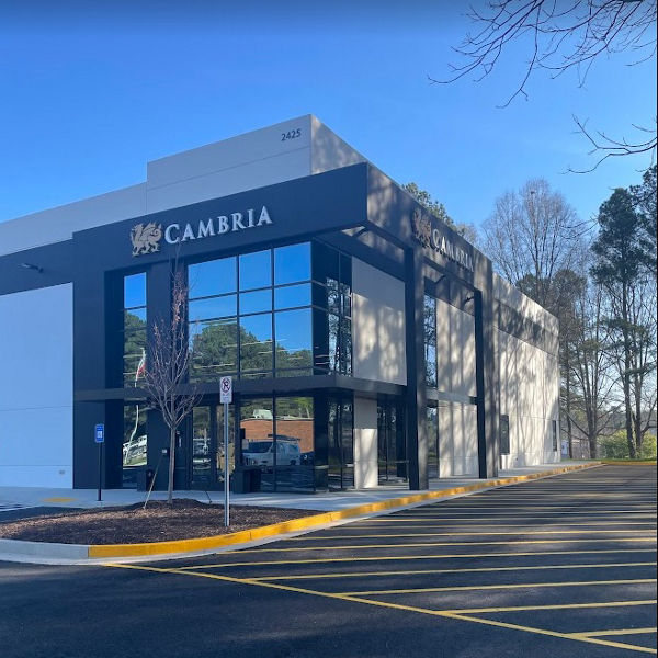 Cambria's new Sales and Distribution Center Showroom in Atlanta, GA
