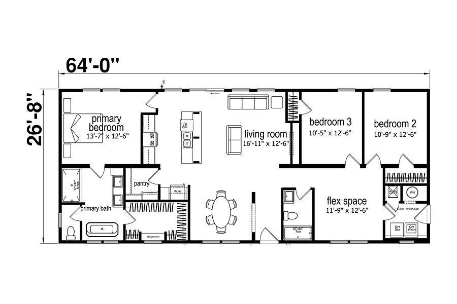Champion Blue Sky floor plan 2