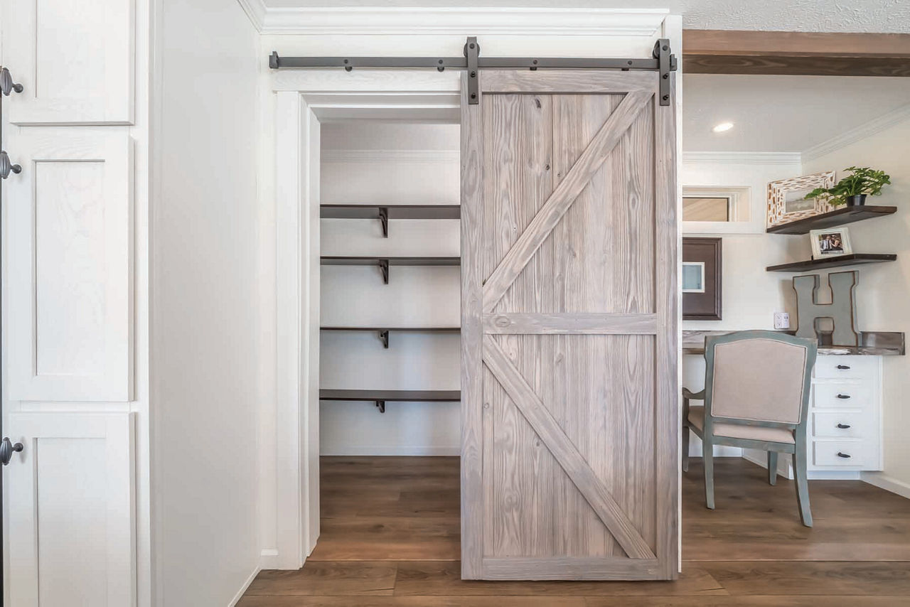 Driftwood kitchen pantry