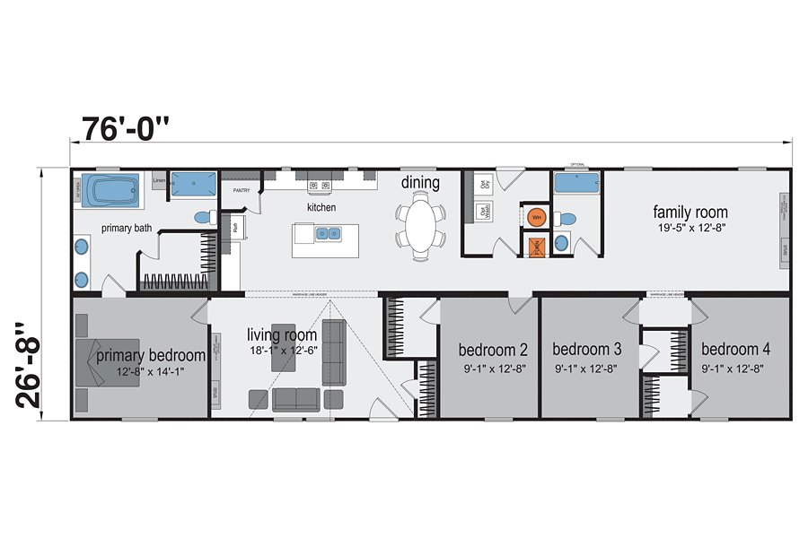 Champion Flagstone floor plan 2
