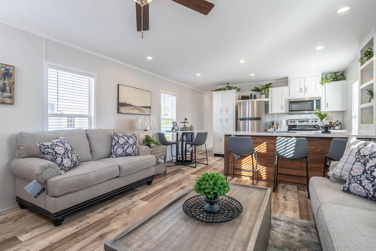 Regional Homes Hudson living room kitchen dining area 01