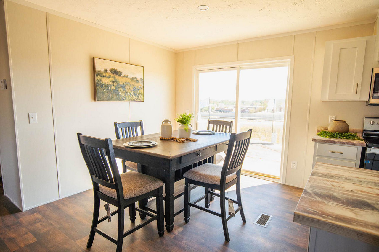 Regional Homes Scout dining area