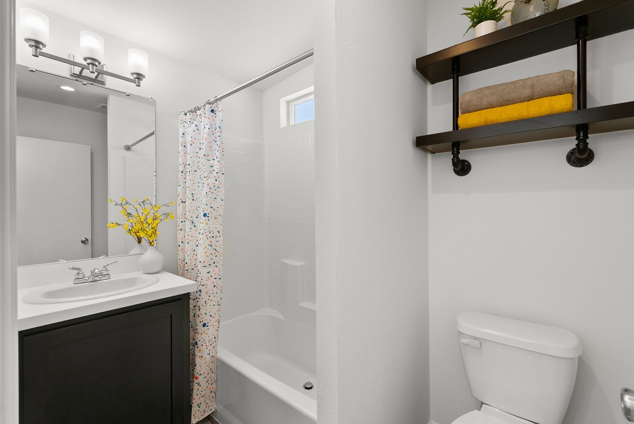 Inside the bathroom at Silvercrest village
