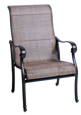 Hanamint Valbonne Sling Dining Chair Cognac Patio