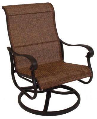 Hanamint Valbonne Sling Swivel Rocker Lounge Chair Patio