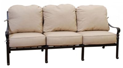 Hanamint Berkshire Sofa With Cushion Dupione Sand Patio