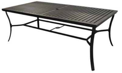 Alu Mont Hudson 42 X84 Slat Table Patio Christysports Com