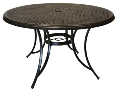 Agio 48 Round Madison Cast Dining Table Patio Christysports Com