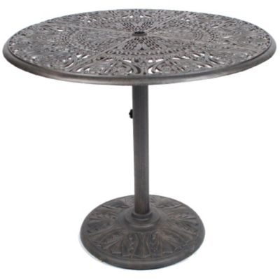 Hanamint 42 Round Tuscany Cast Counter Table Patio