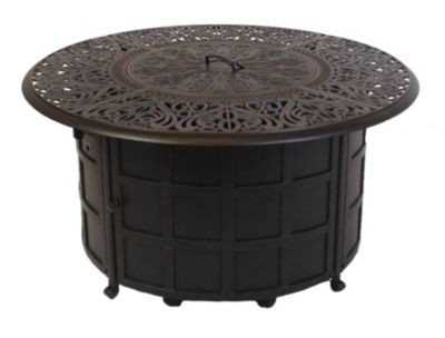 Hanamint Tuscany 48" Round Gas Fire Pit - patio ...