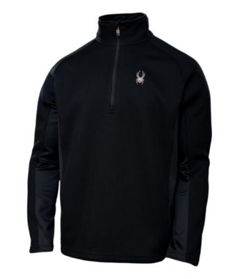 spyder men's outbound half zip sweater