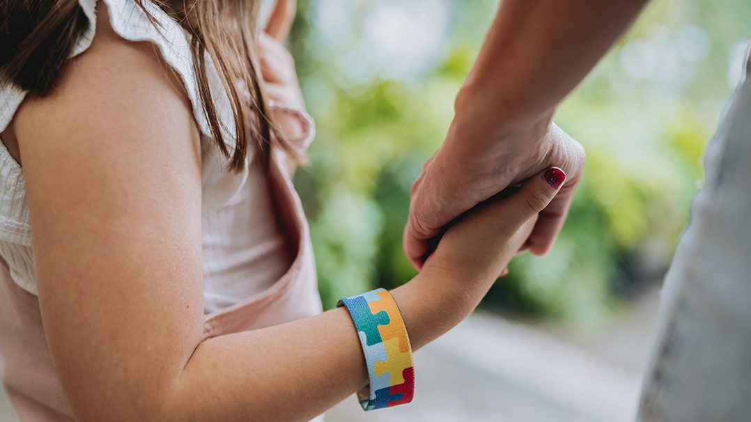 Holding hands