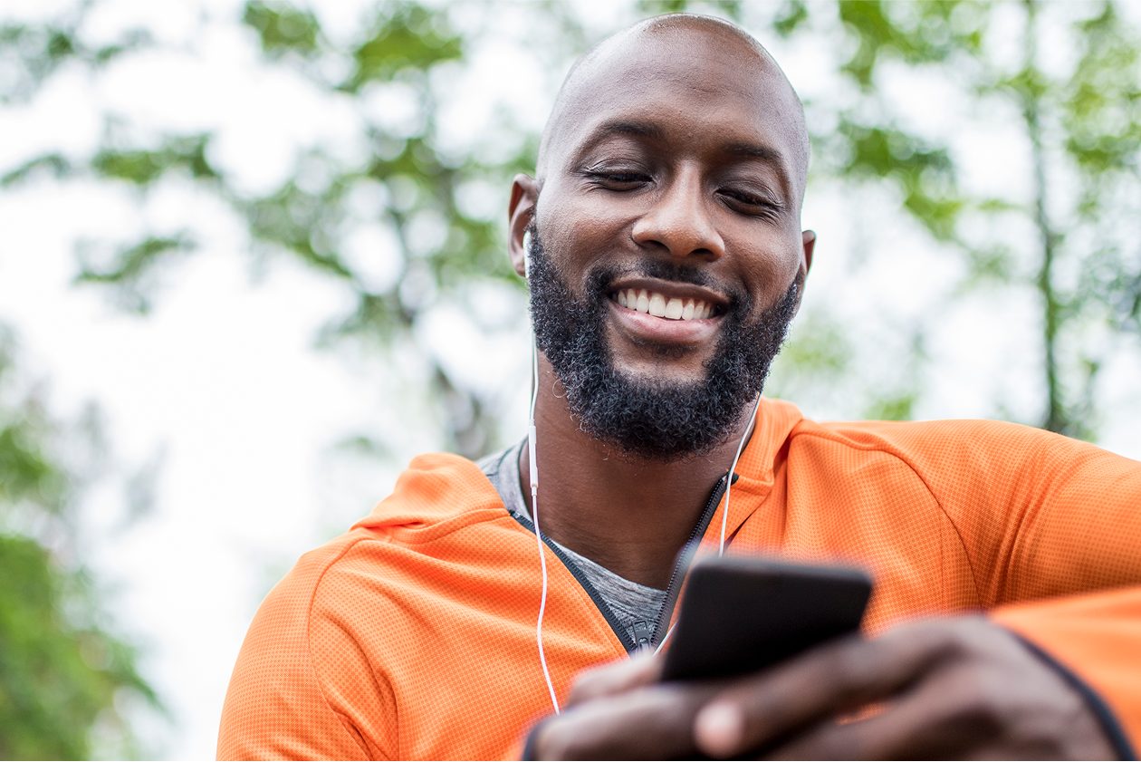 Man with phone
