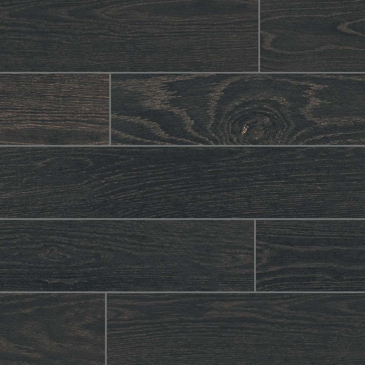 Ebony, Plank, 8X48, Matte