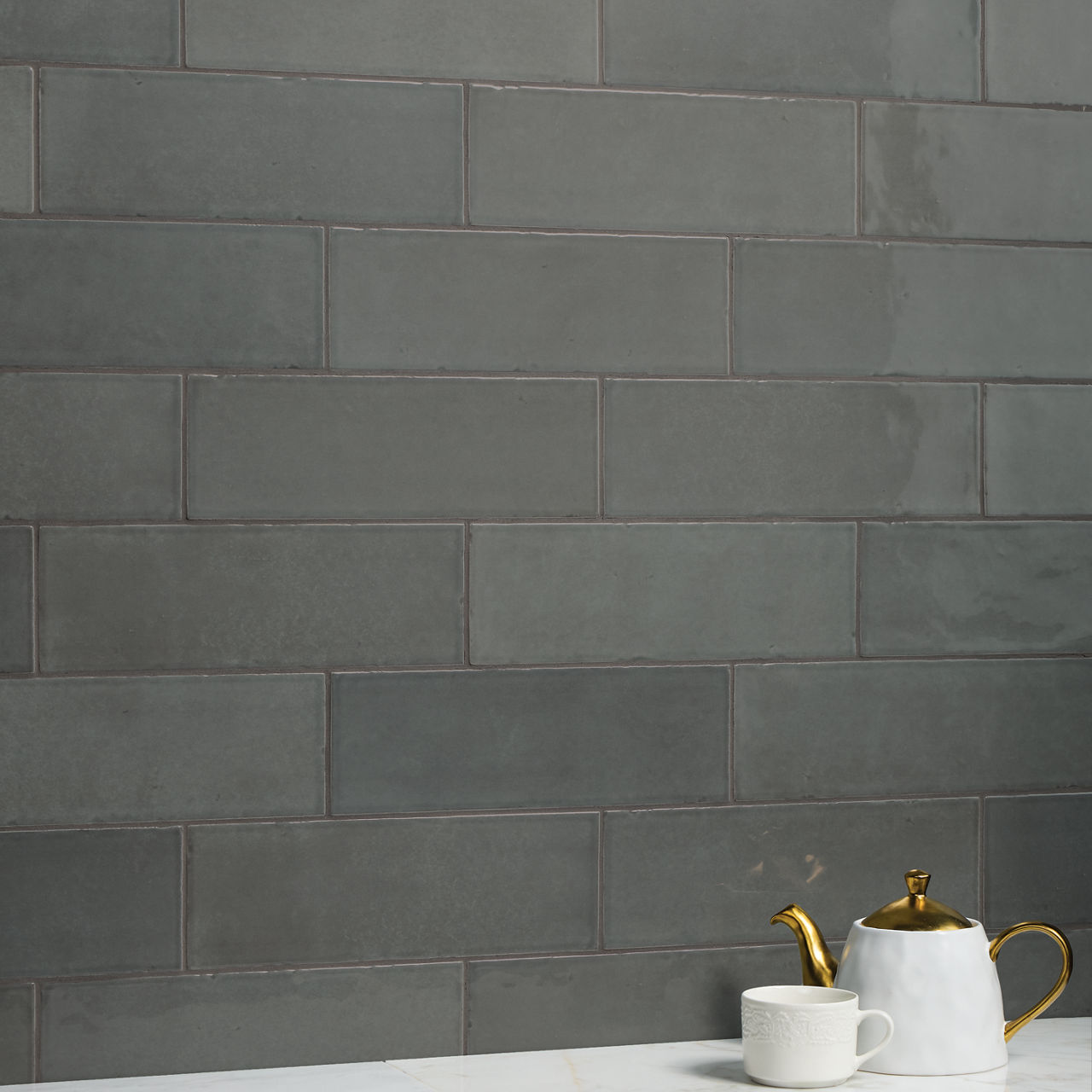 Fog, Rectangle, 4X12, Handcrafted, Glossy