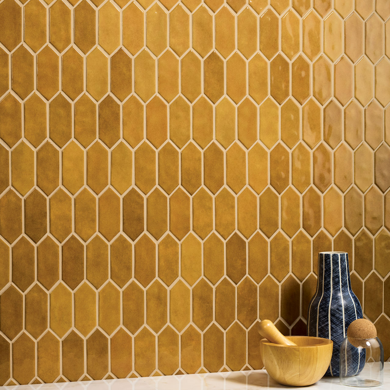 Honey, Picket, 2X5, Glossy