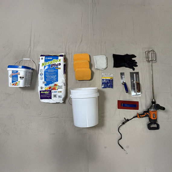 Materials to build diy table.