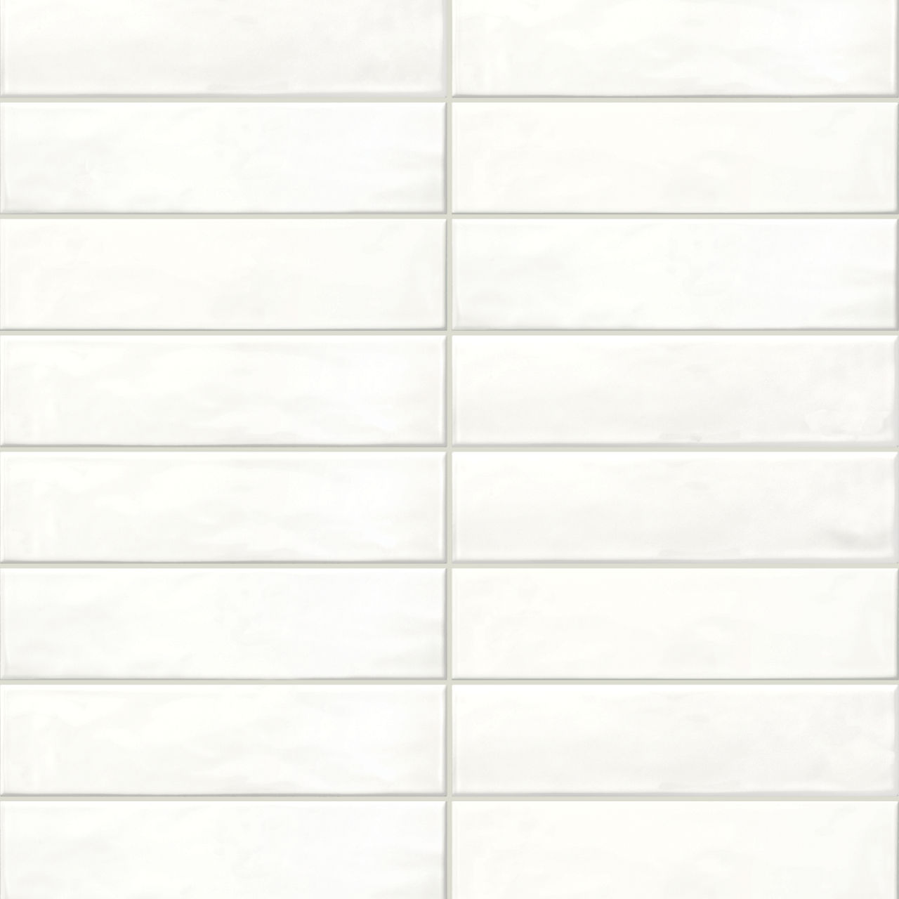 Arctic White, Rectangle, 3X12, Undulated, Glossy