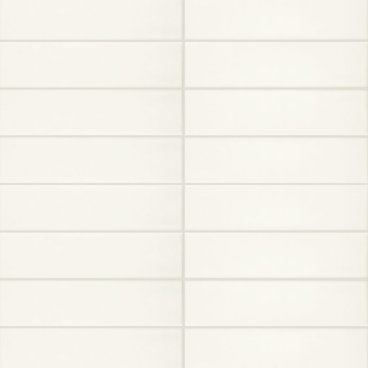 Matte Arctic White, Rectangle, 3X12, Undulated, Matte